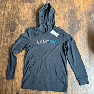 NWT Men's Calvin Klein Logo Pullover Hoodie Sweatshirt Medium (K17)